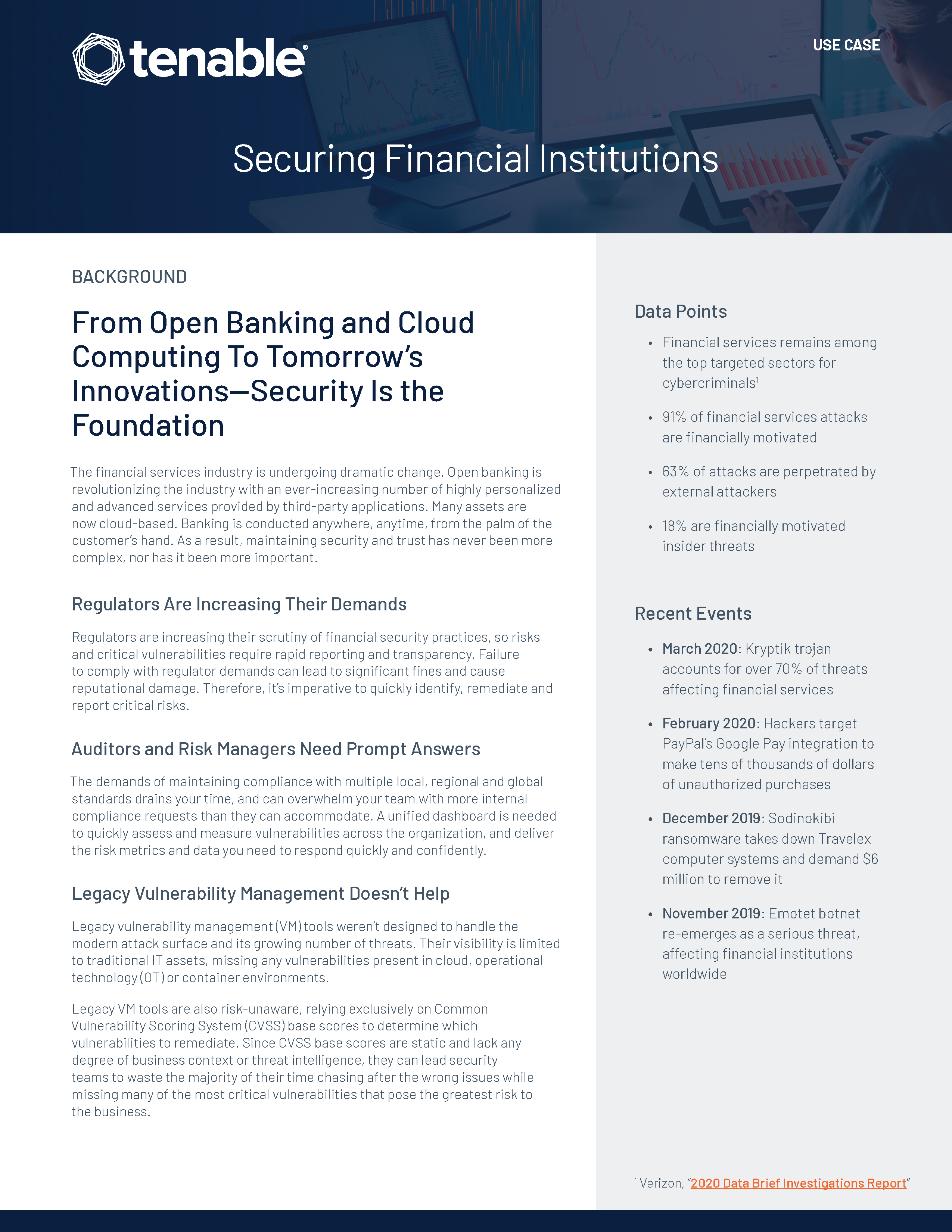 Use Case: Risk-Based VM - Securing Financial Institutions
