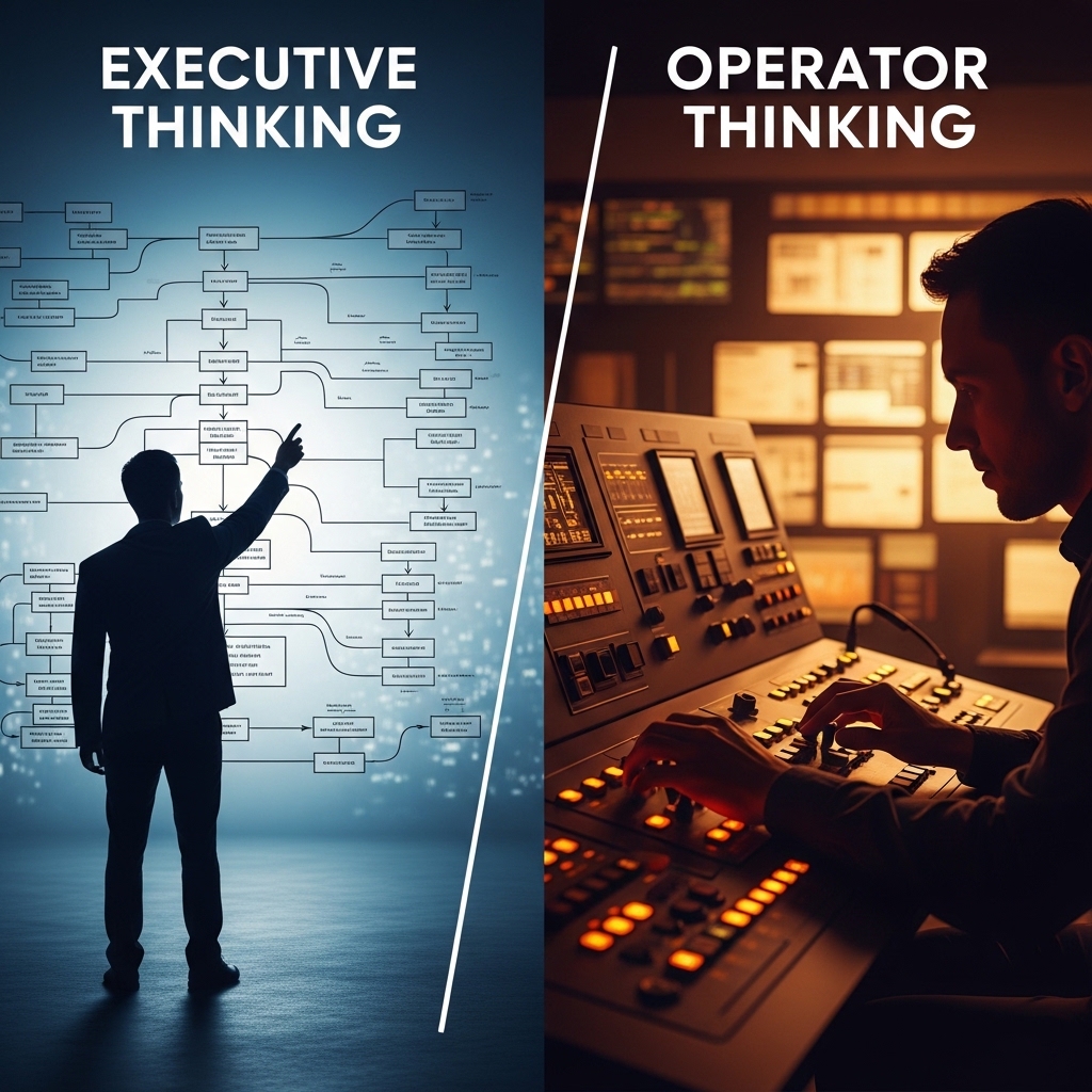 Executive Thinking vs Operator Thinking