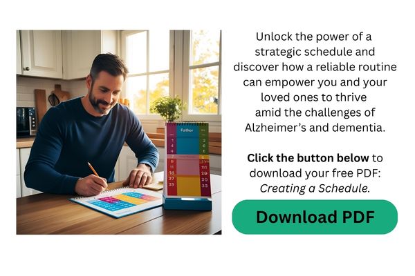 Schedules benefit families walking with Alzheimer's Schedules benefit families walking with Alzheimer's