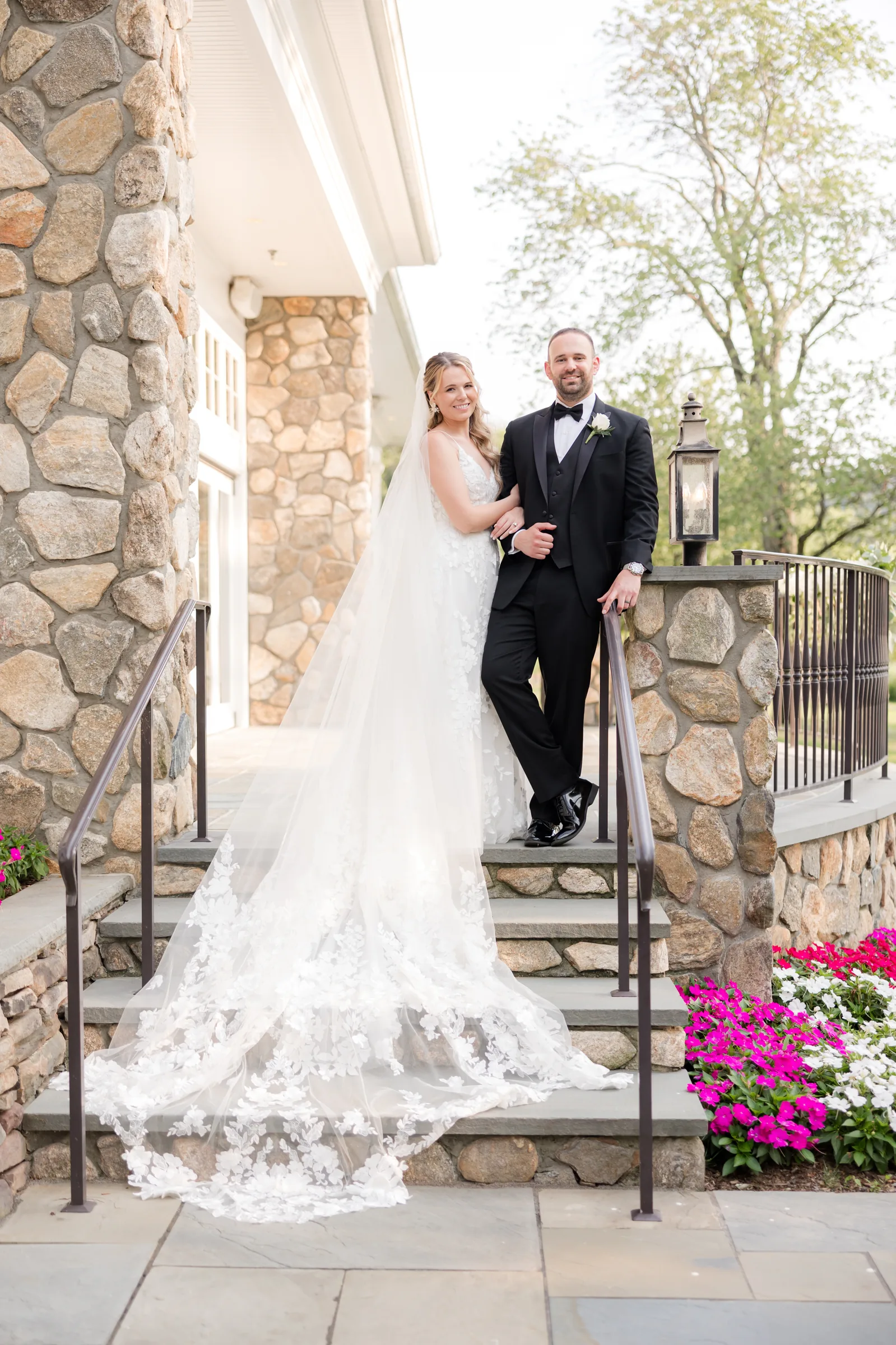 Mary and Keith — couple under the stone arch