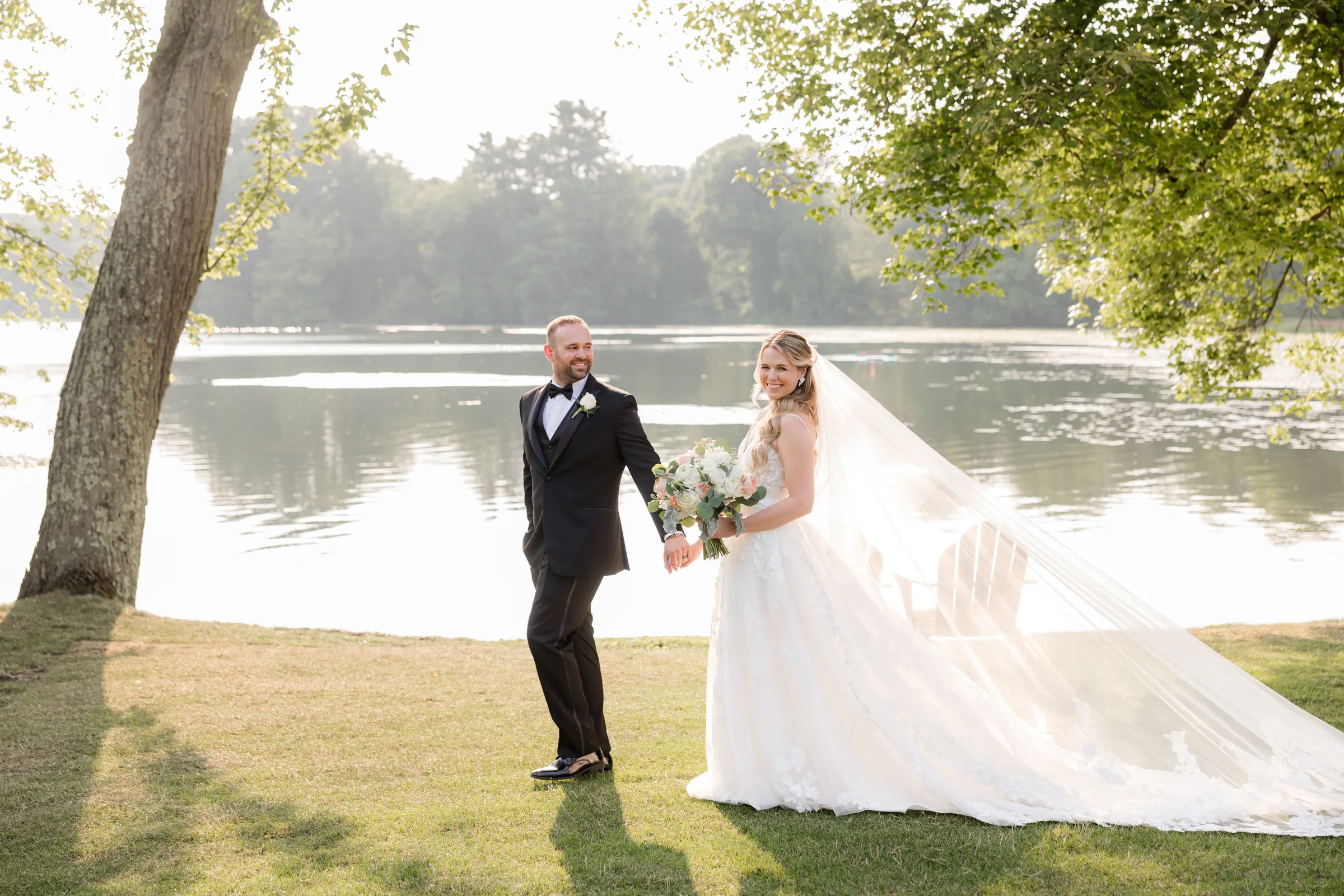 Mary and Keith — couple by the lake