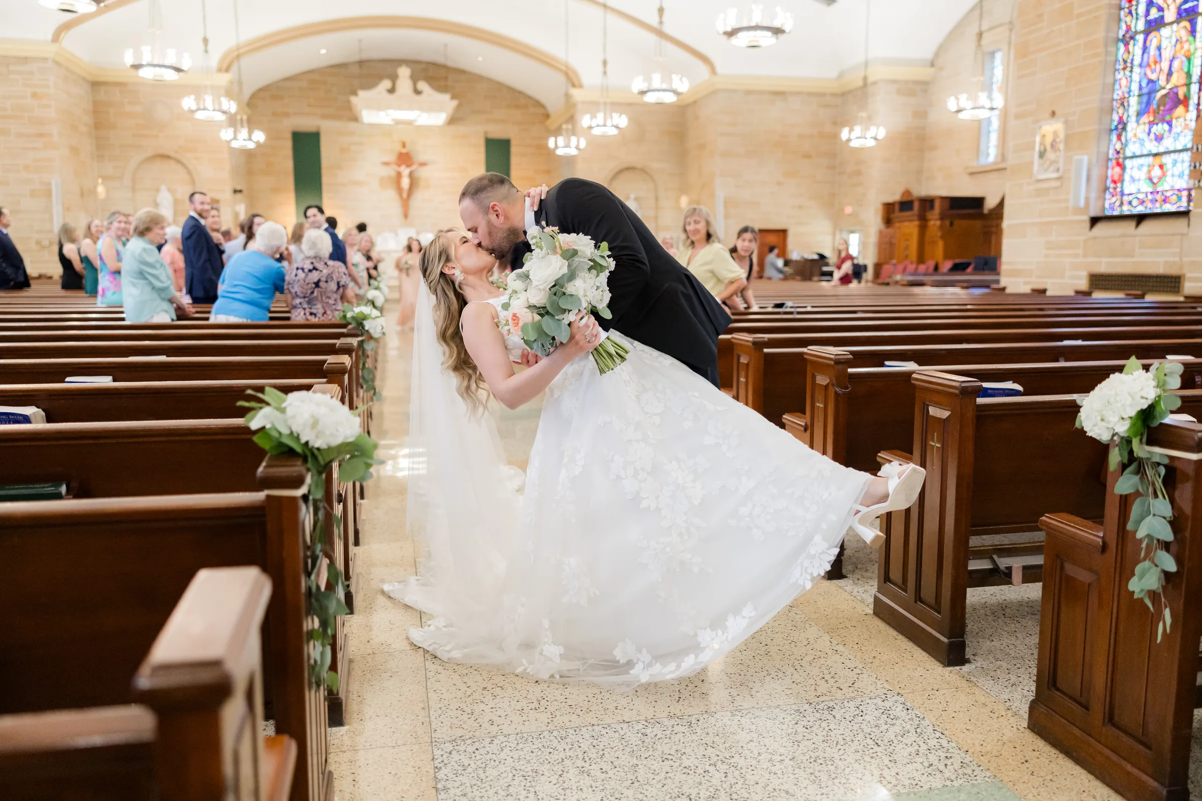 Mary and Keith — bride and groom processional