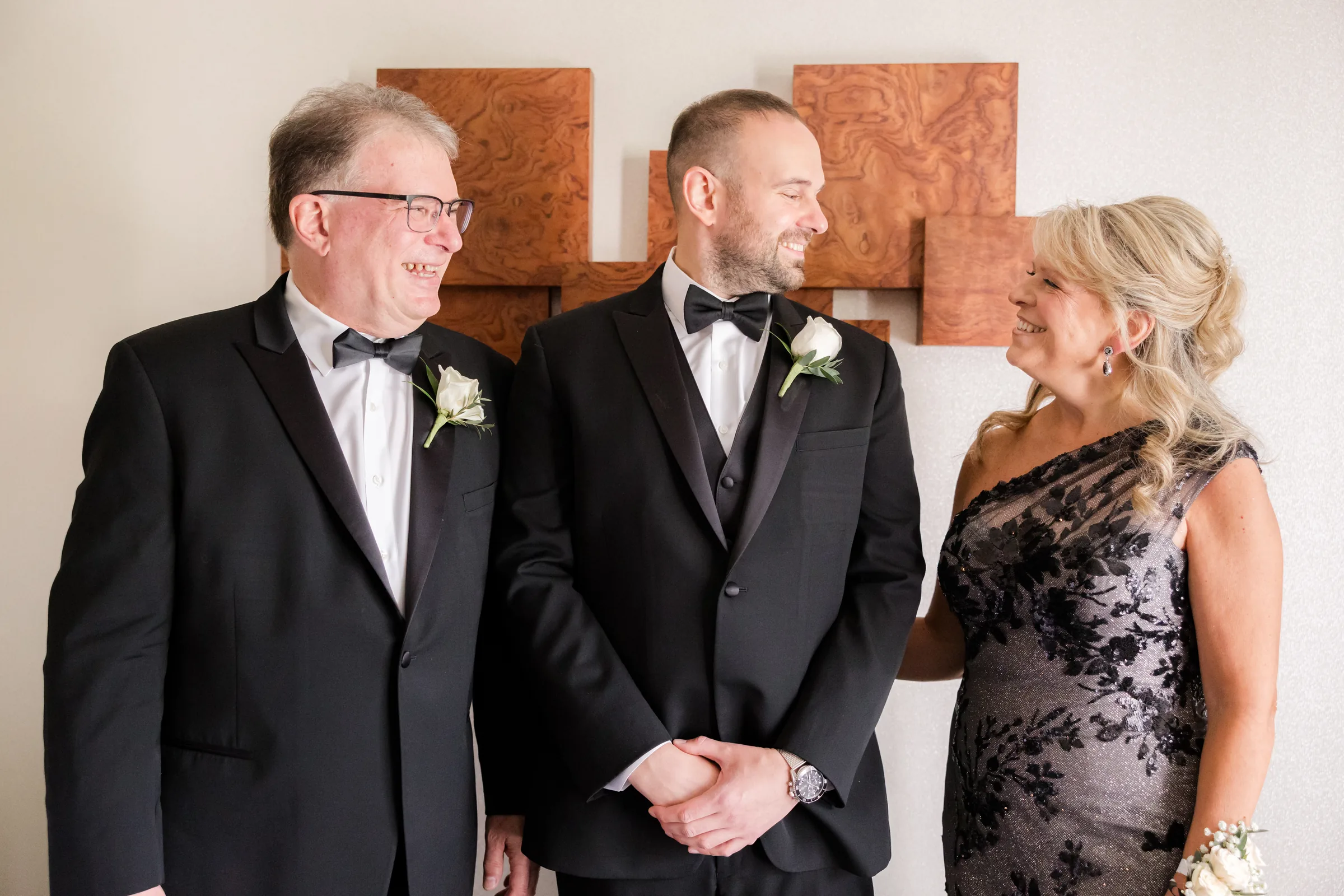 Mary and Keith — father and groom