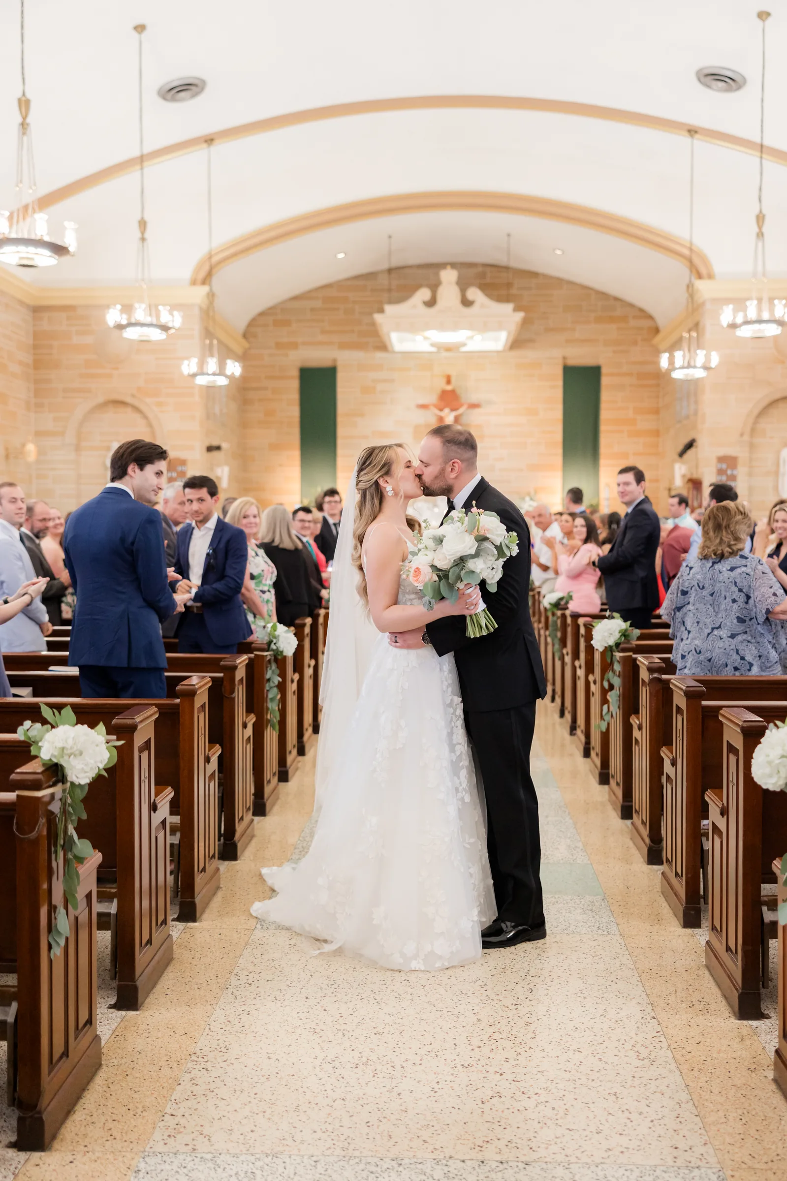 Mary and Keith — couple at the altar