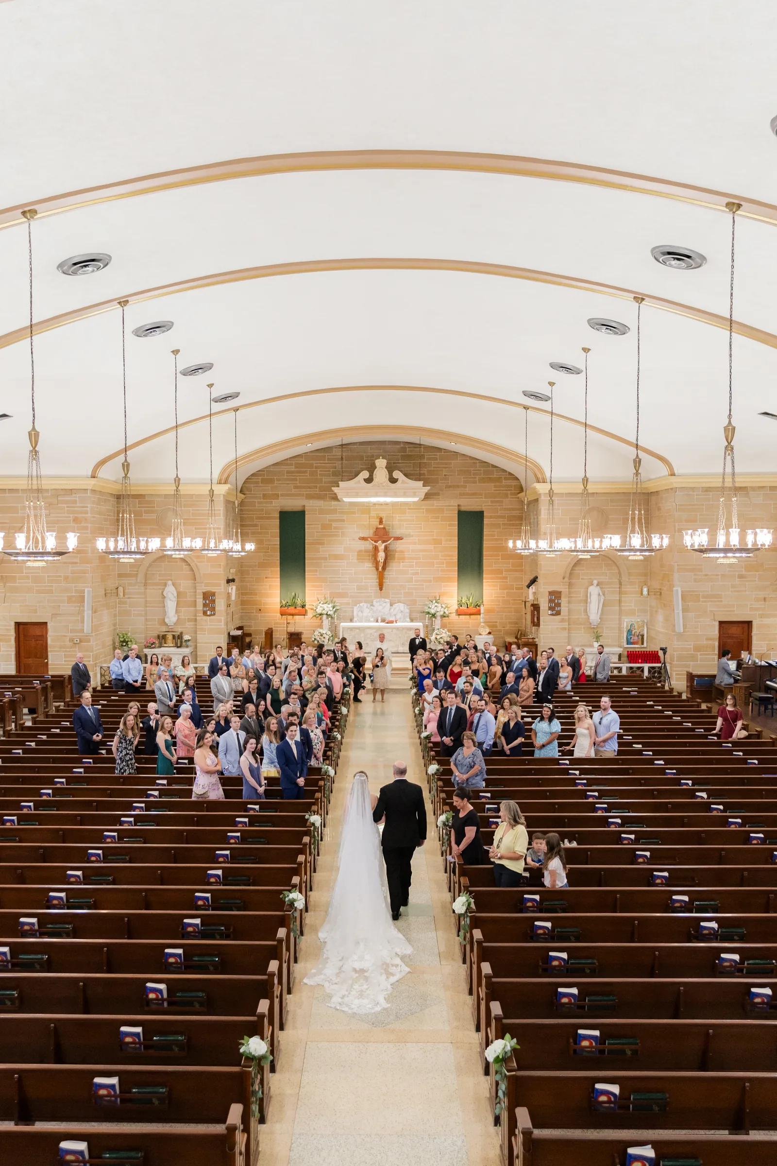 Mary and Keith — ceremony from the front