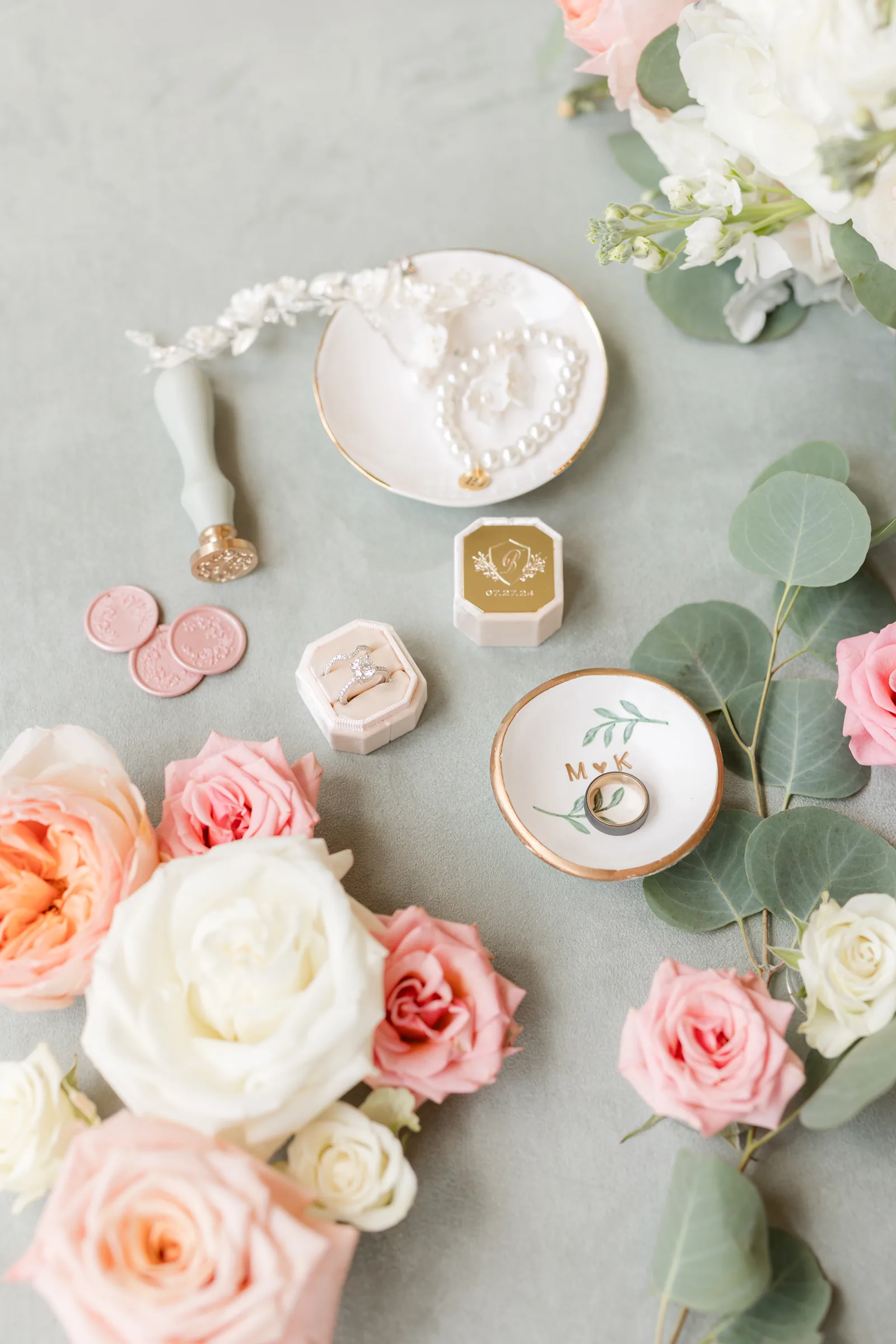 Mary and Keith — bridal accessories detail
