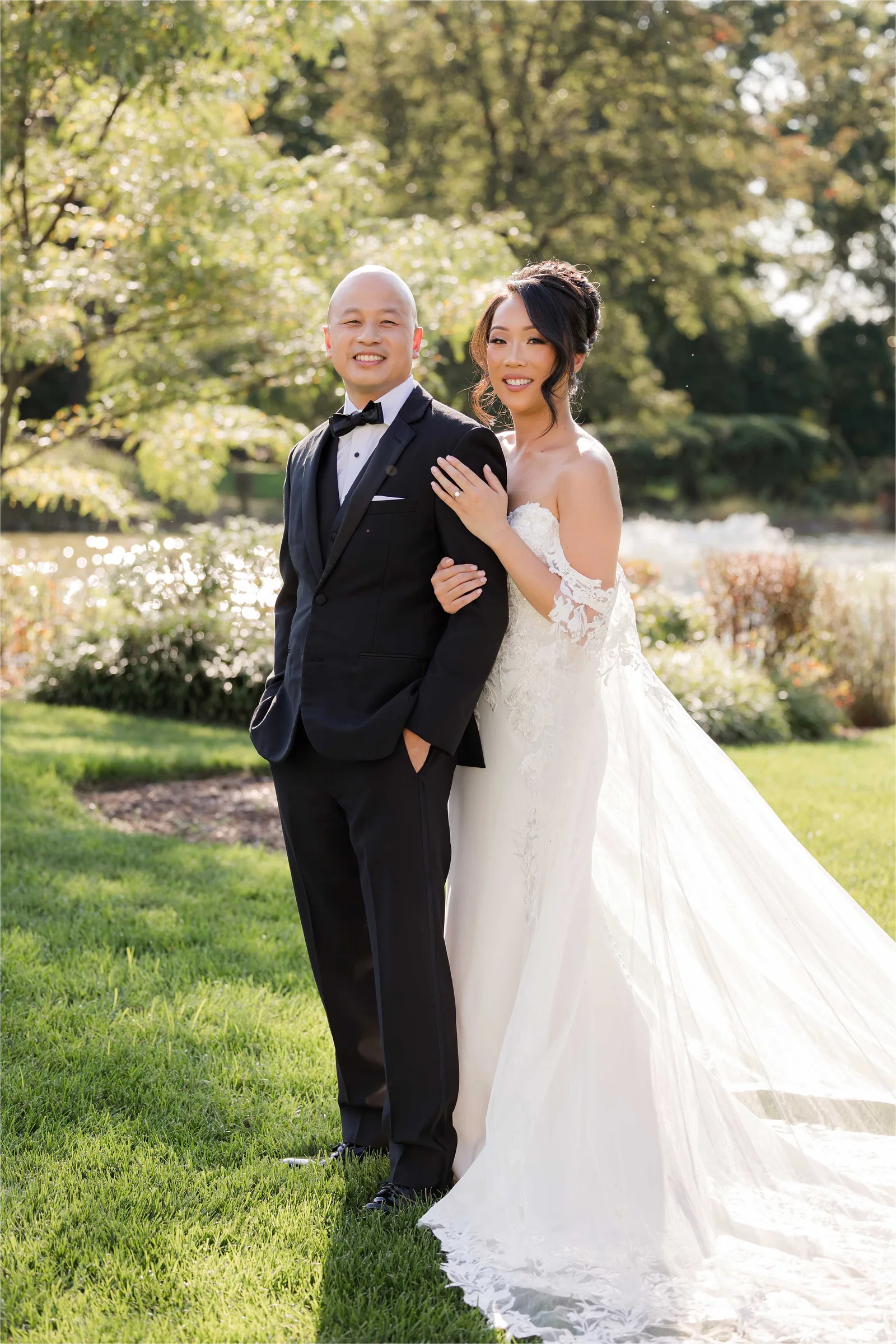 Stephanie and Cliff — couple in the library