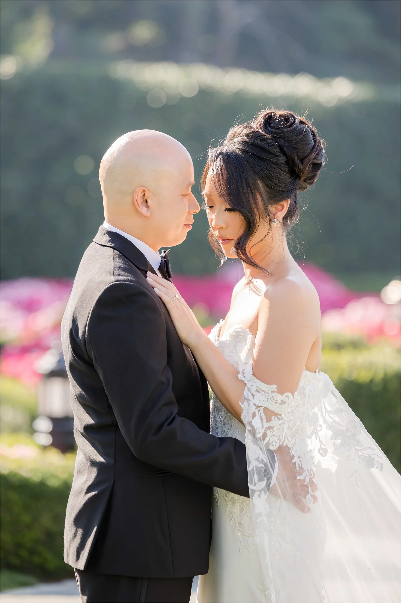 Stephanie and Cliff — bride at the gazebo, alternate