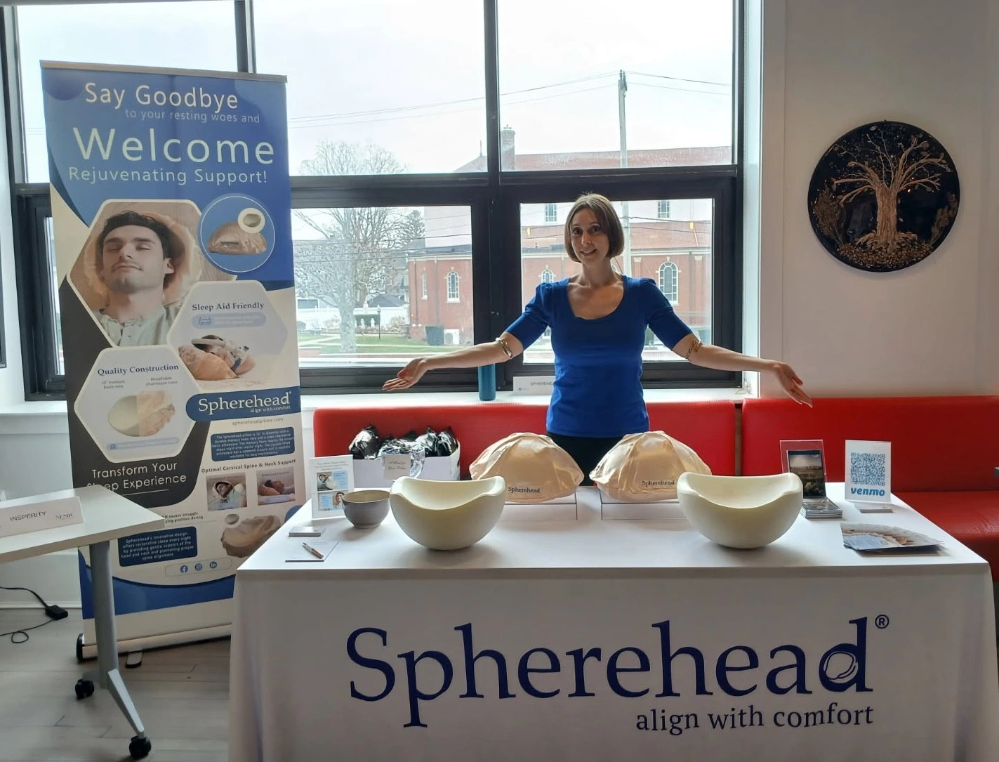 In the sleep and wellness industry, founder Alizah Josette, a full-time paralegal, created Spherehead, a uniquely designed pillow that helped resolve her eight-year struggle with sleepless nights, neck spasms, and spine pain caused by thoracic outlet syndrome, offering a new, experience-driven solution for those seeking real relief. In the sleep and wellness industry, founder Alizah Josette, a full-time paralegal, created Spherehead, a uniquely designed pillow that helped resolve her eight-year struggle with sleepless nights, neck spasms, and spine pain caused by thoracic outlet syndrome, offering a new, experience-driven solution for those seeking real relief.