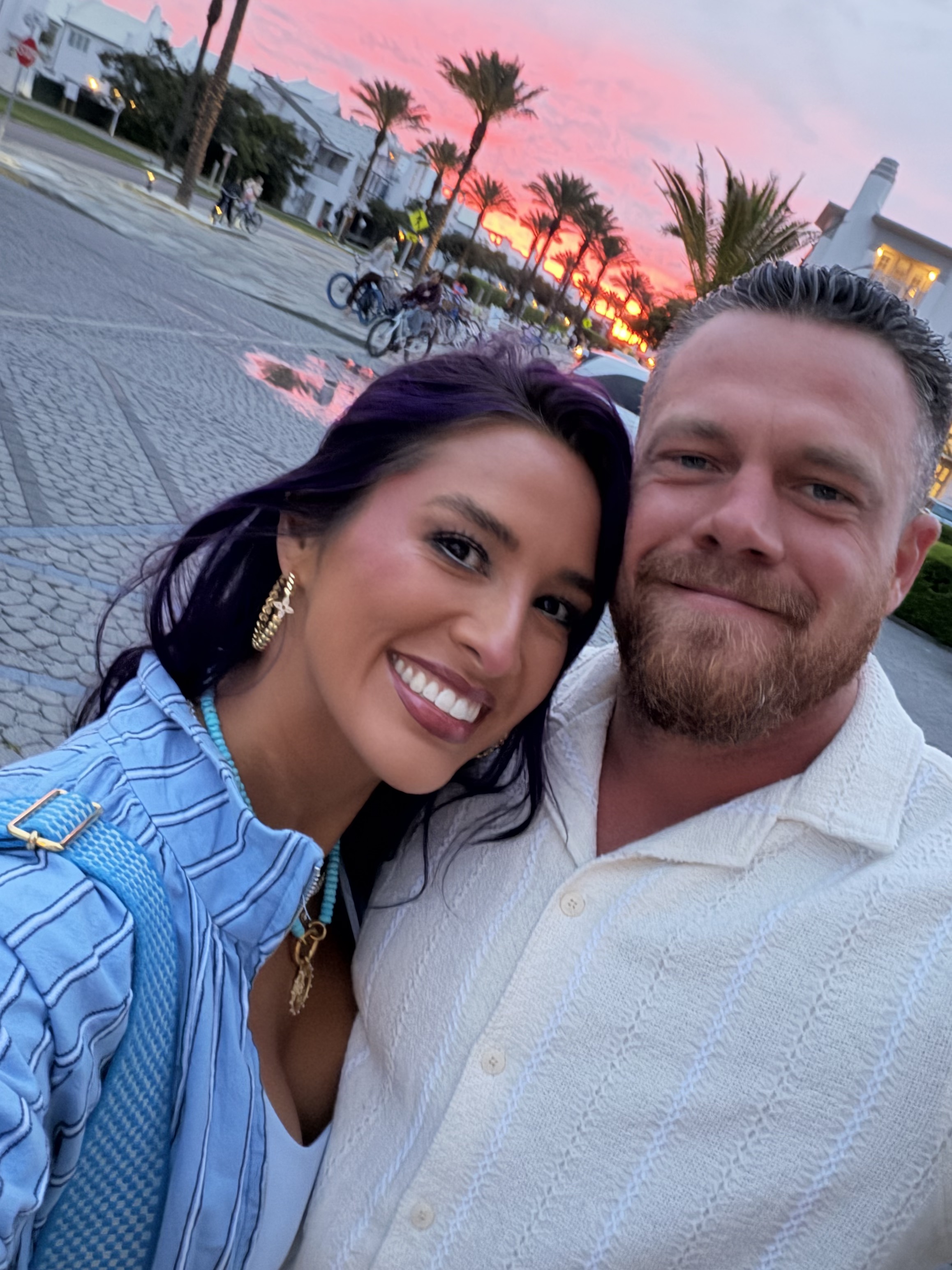 Brandi Raines with her husband