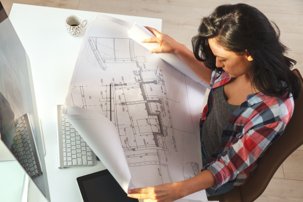 AEC firm architect focused on project work with IT managed by Don's Tech Rescue in Western PA