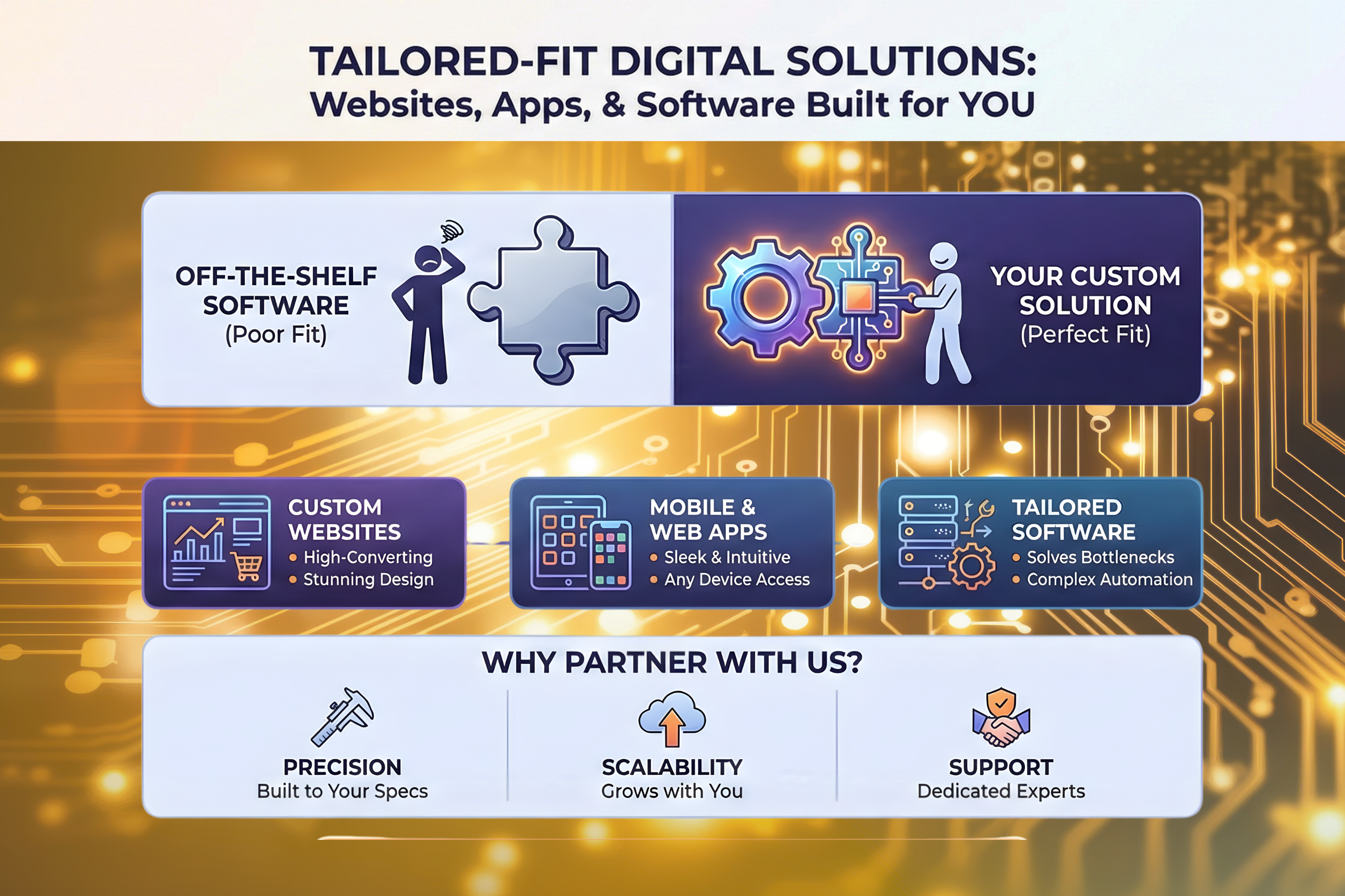 SparkWorx 360 tailored websites, apps, and software solutions