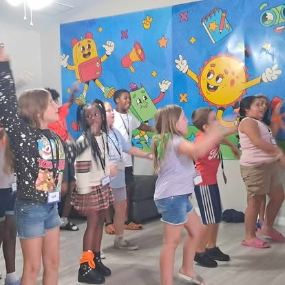 Children worshiping together