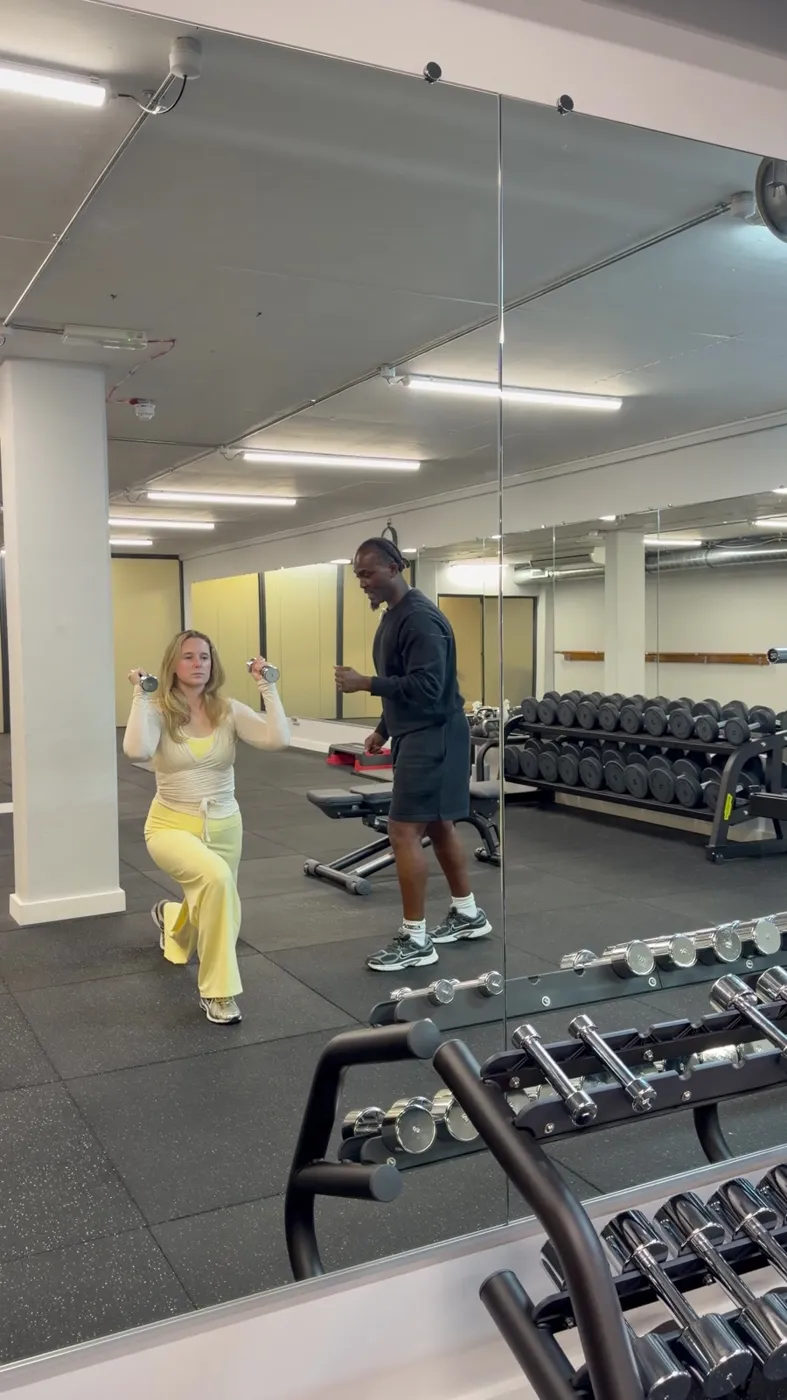 The private gym floor