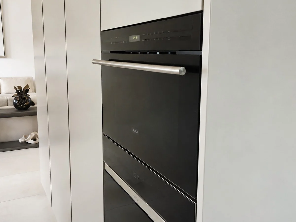 Inspection after something overheated inside &mdash; Wolf MD30TE/S built-in microwave, Vinings, GA