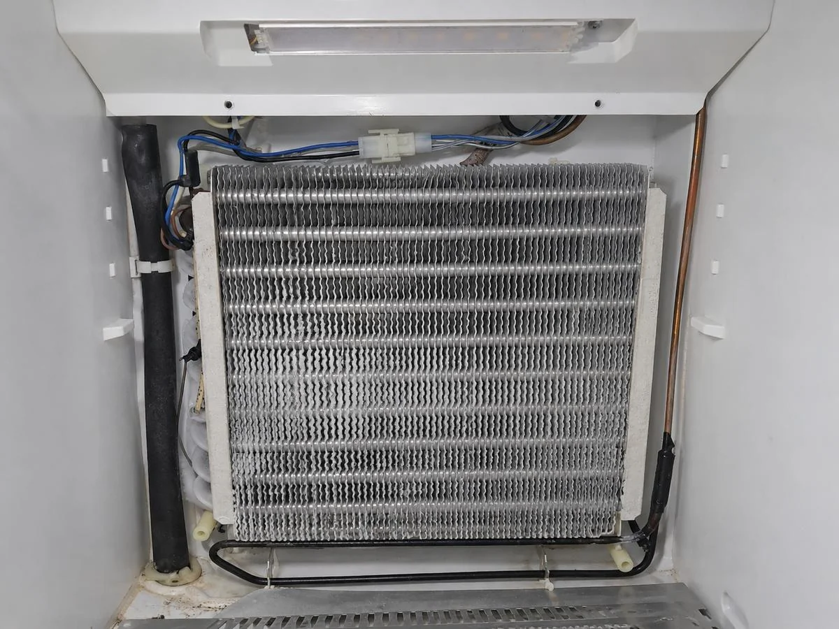 Not cooling — diagnosis at the evaporator &mdash; Sub-Zero 700TFI-2V built-in freezer, Cumming, GA