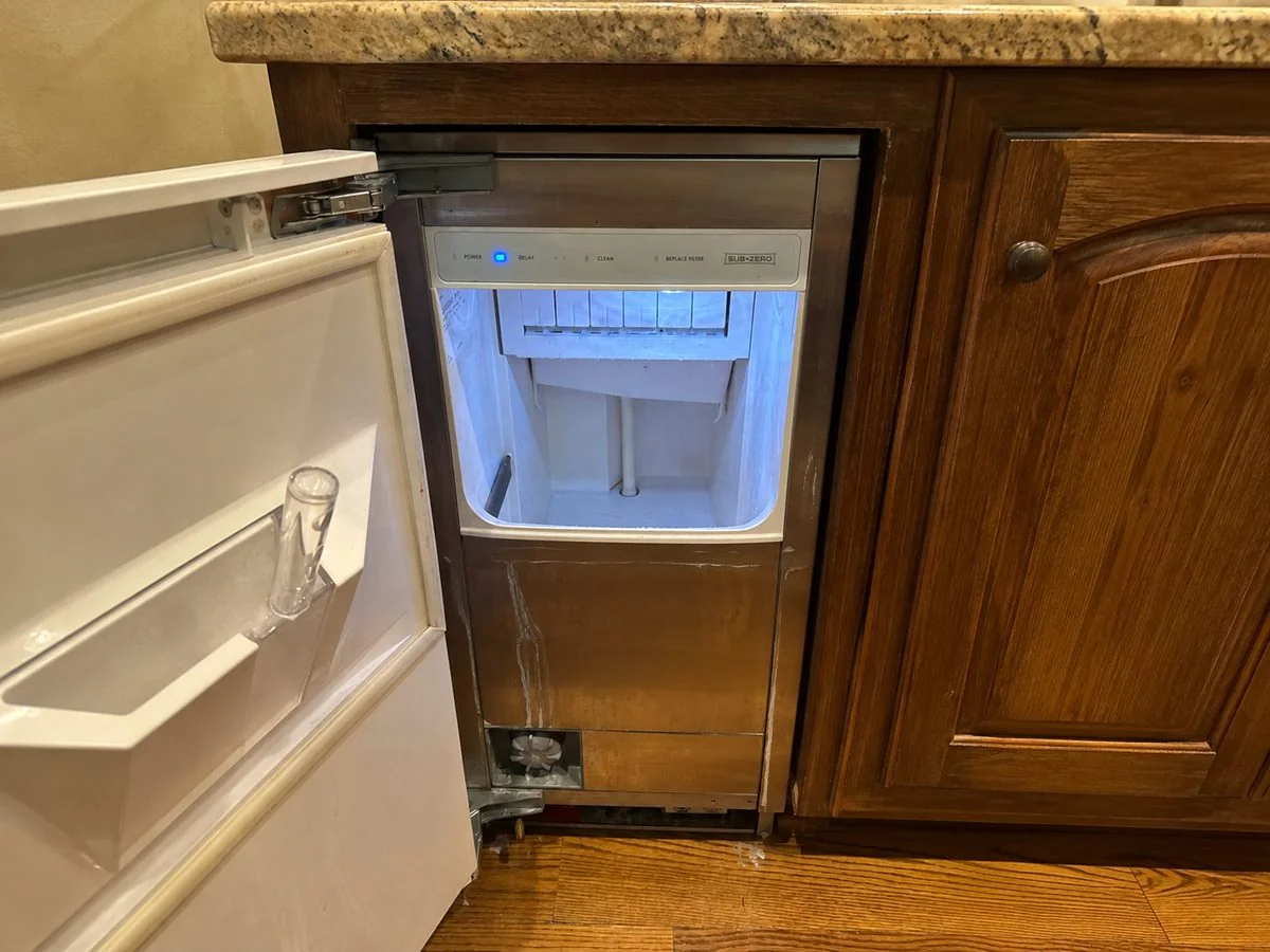 No ice — the answer was behind the unit &mdash; Sub-Zero UC-15I undercounter ice maker, Chamblee, GA