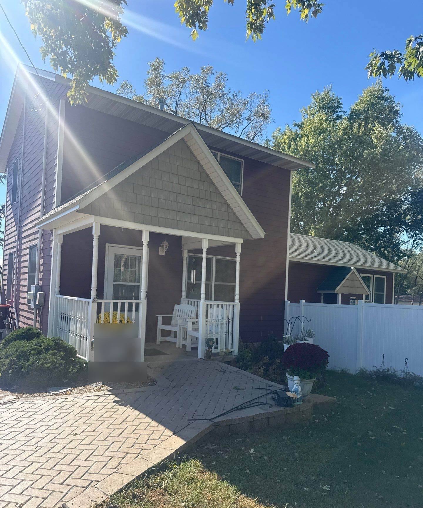 Two-story home in Cottage Grove, MN photographed by Repair King during a 2025 roof project