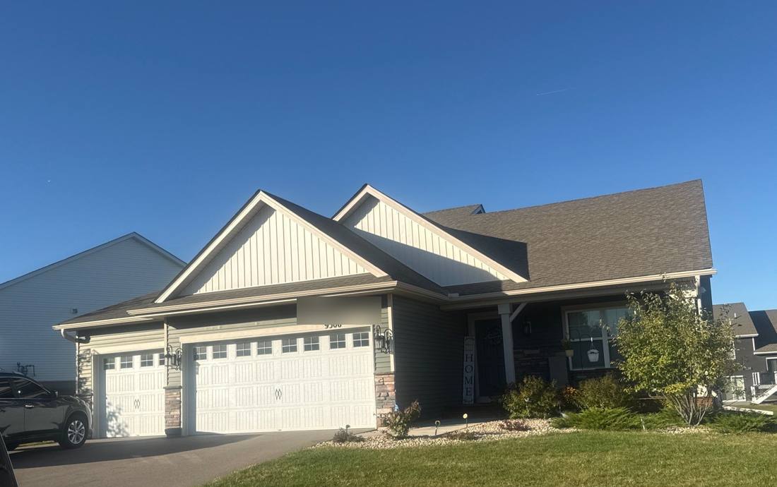 Cottage Grove ranch home with a new roof, photographed after a fall 2025 project