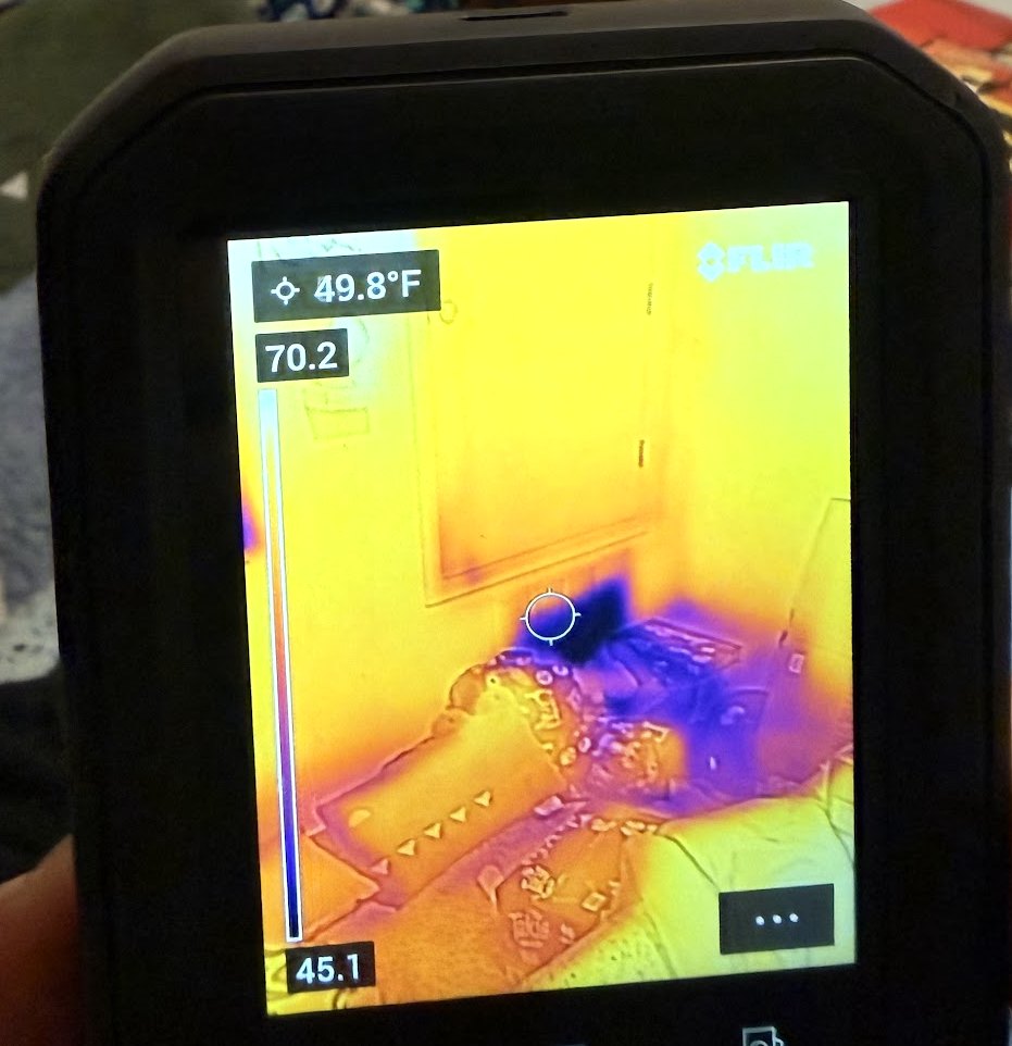 Interior air leaks: Repair King forensic inspection, Minnesota