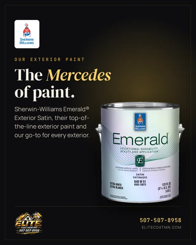 Social post we designed for Elite Coat Painting
