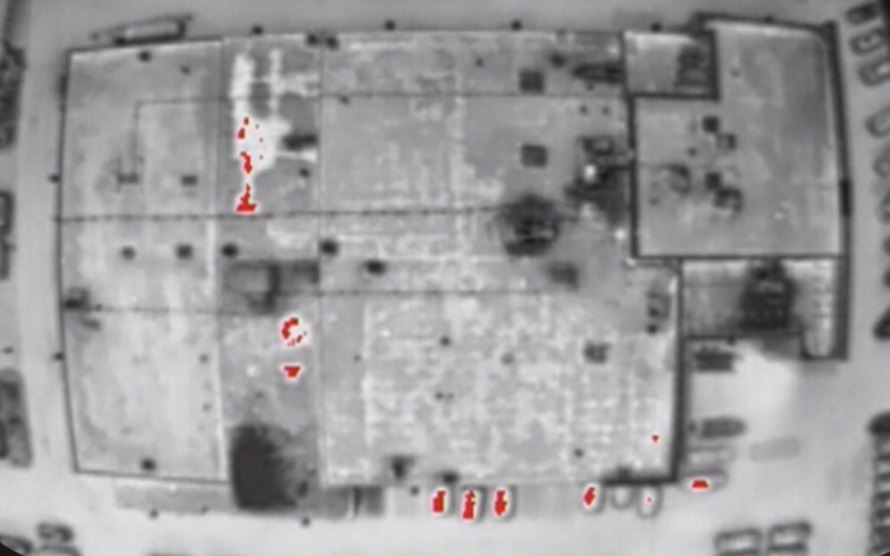 Commercial roof scans: Repair King forensic inspection, Minnesota