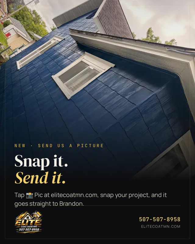 Social post we designed for Elite Coat Painting