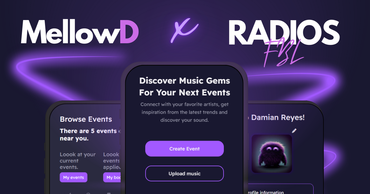 MellowD x Radios FBL: La App que tu carrera musical estaba esperando 📱🚀