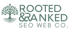 rooted and ranked seo web co brand logo