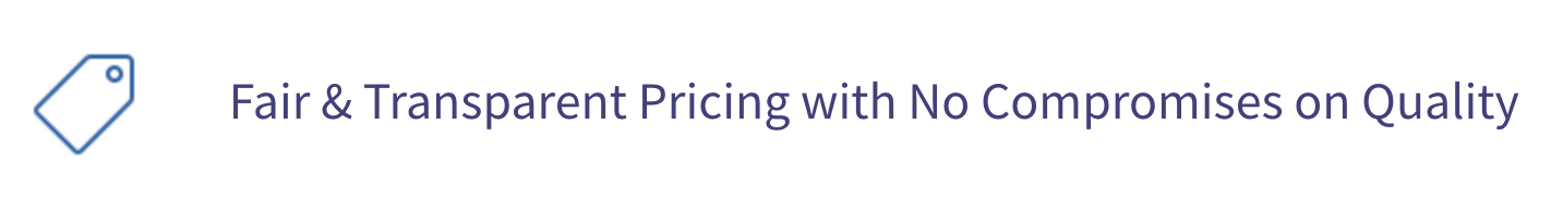 Fair pricing icon – transparent rates for marine services