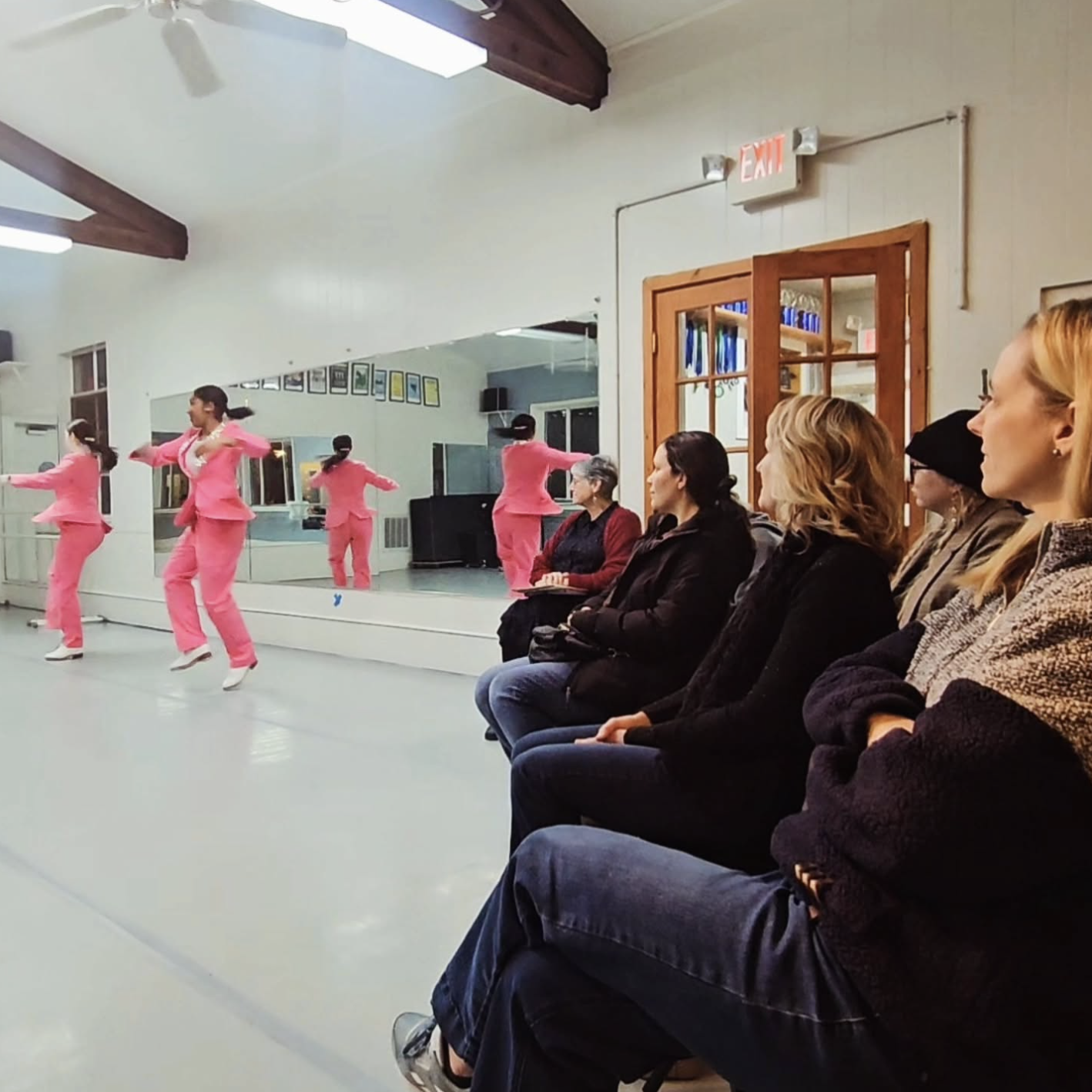 Prince William Dance Academy dancers performing inside at a Nokesville Business Association community event.
