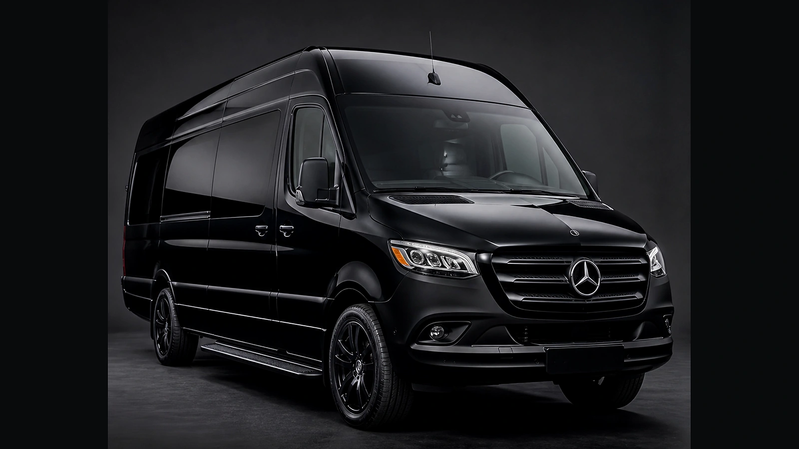 Representative executive Sprinter van for chauffeured group transportation in Atlanta