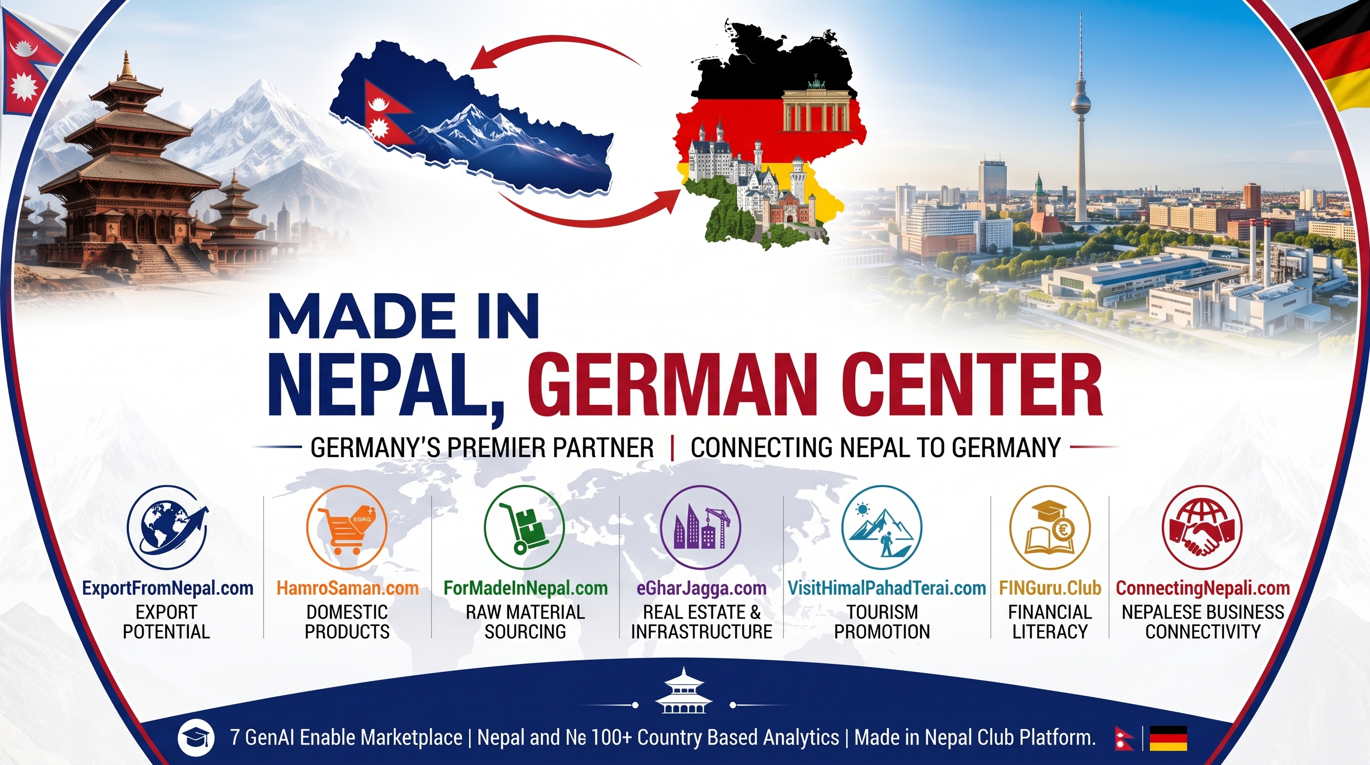 Made in Nepal, Germany Center cover artwork