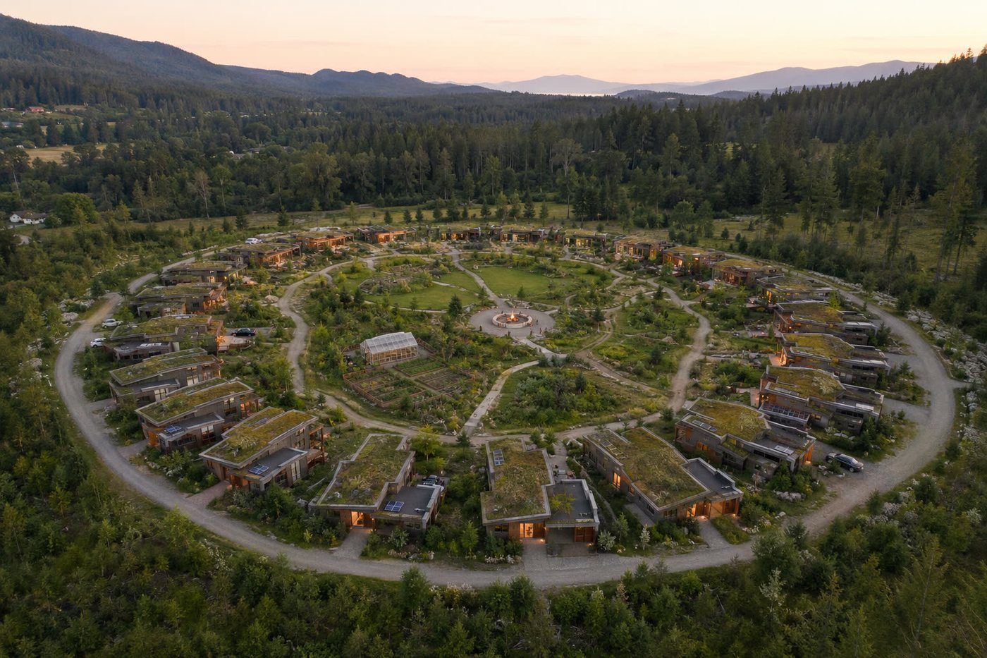 Founder Village concept, artist's rendering