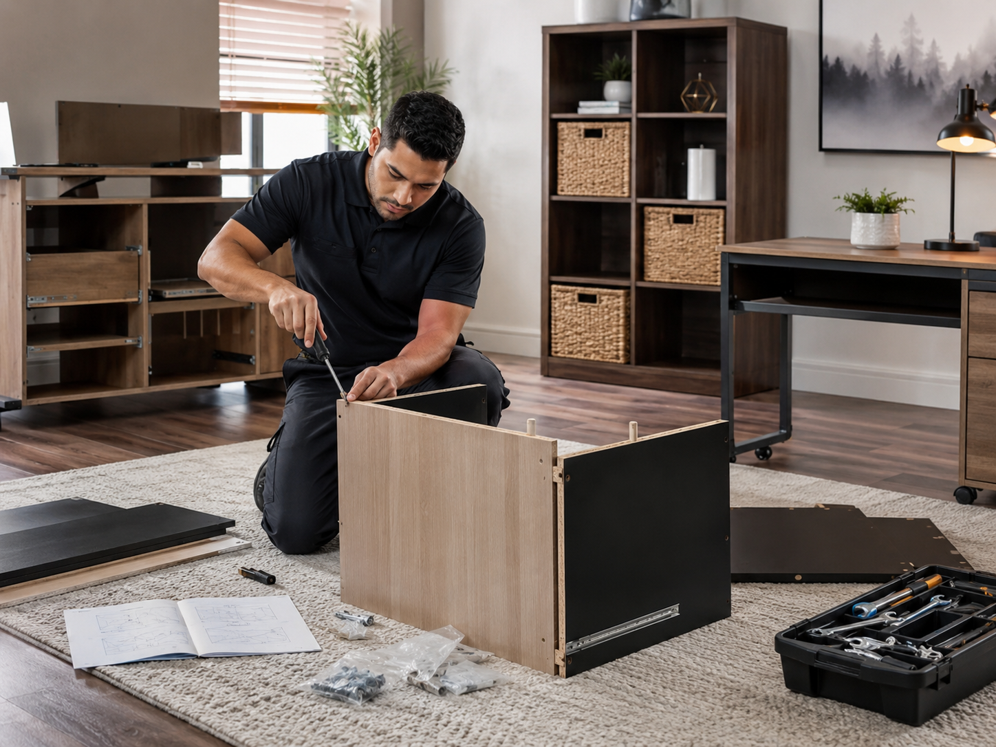 Furniture assembly handyman service in San Antonio by 4MyCasa