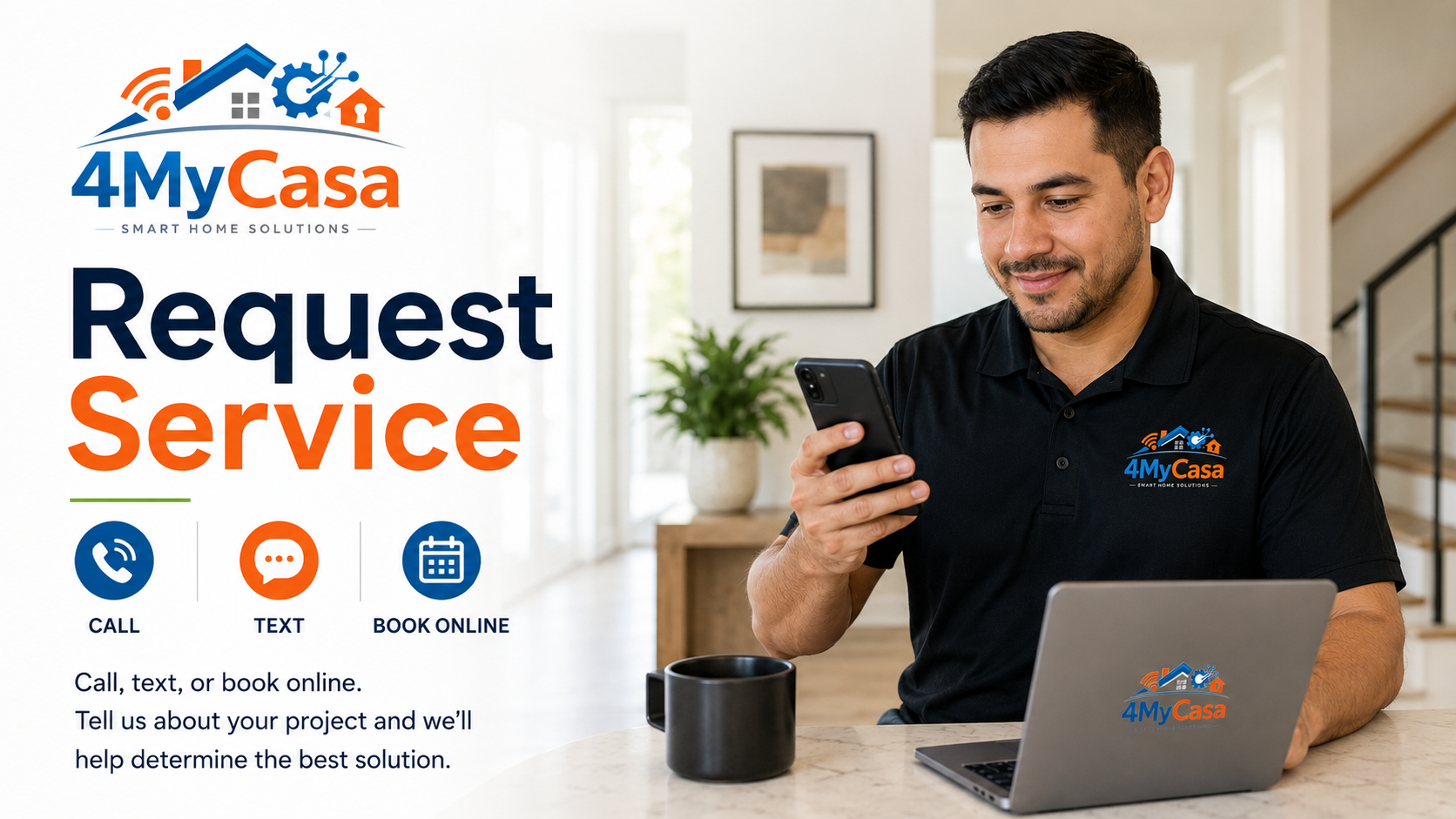 Customer requesting handyman service from 4MyCasa