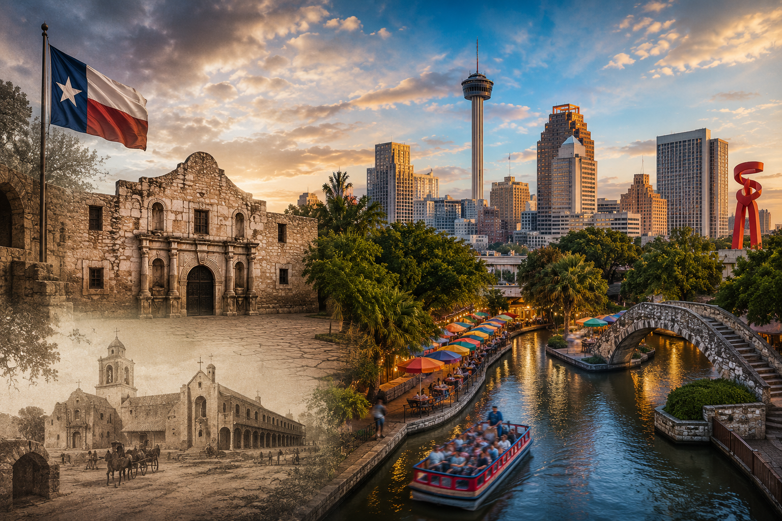 Downtown San Antonio Texas and surrounding neighborhoods served by 4MyCasa