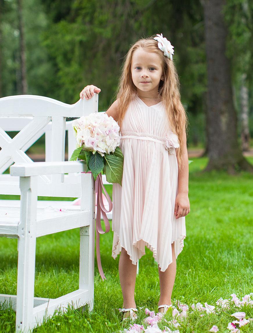 Flower Girl in Wedding Ceremony