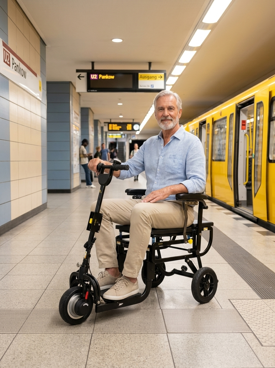 eFOLDI LITE – komfortabel und sicher sitzen