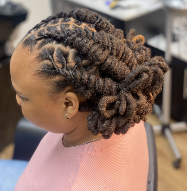 Signature loc style by Radiant Roots Locs in Marietta Georgia