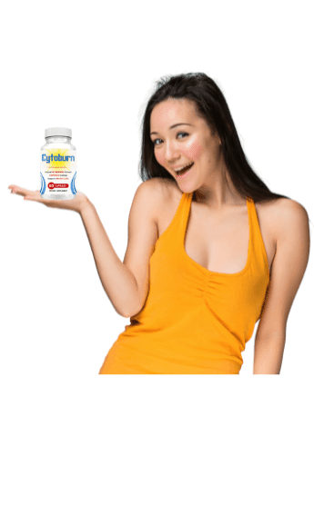 woman displays Cytoburn