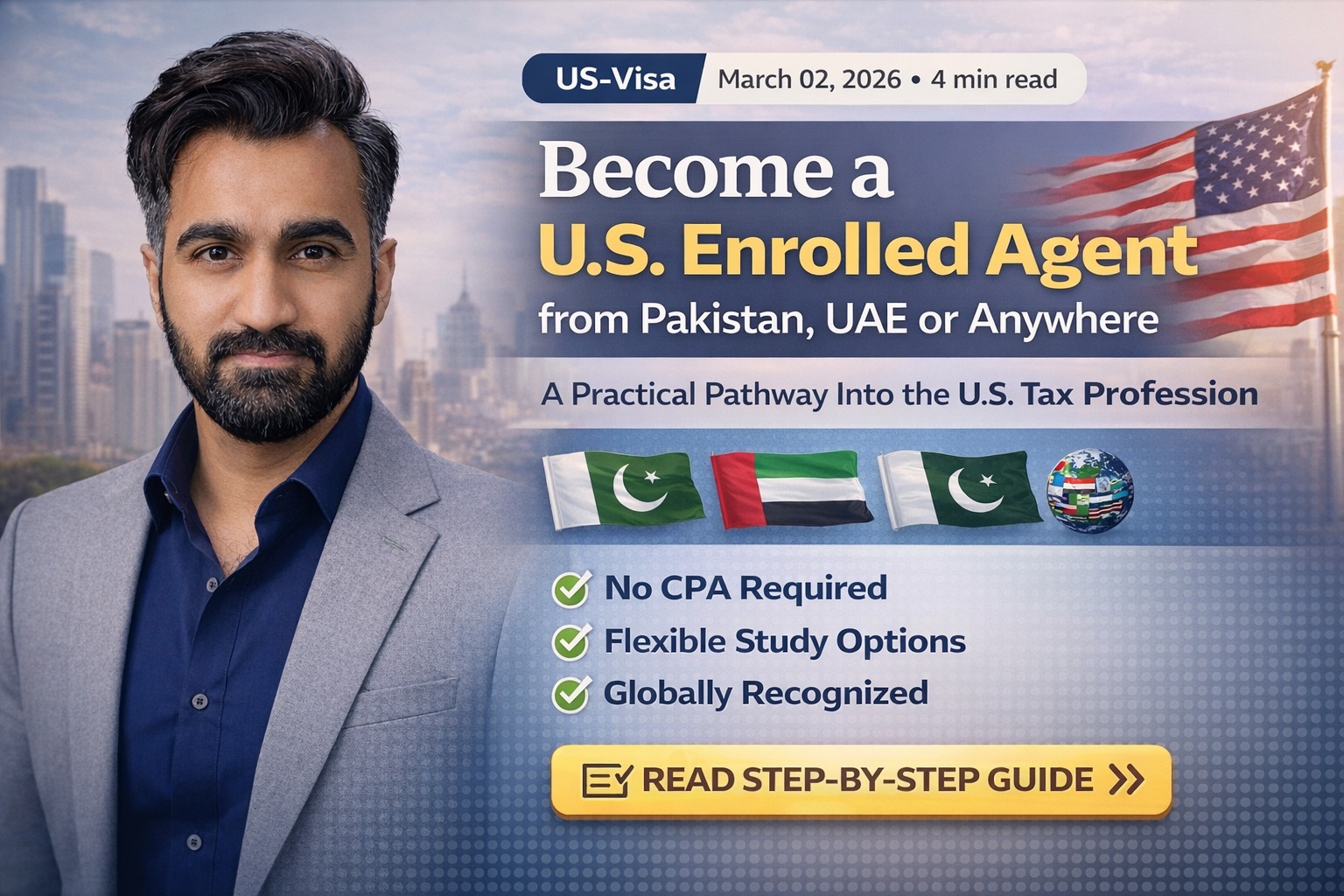Become a U.S. Enrolled Agent from Pakistan, UAE or Anywhere