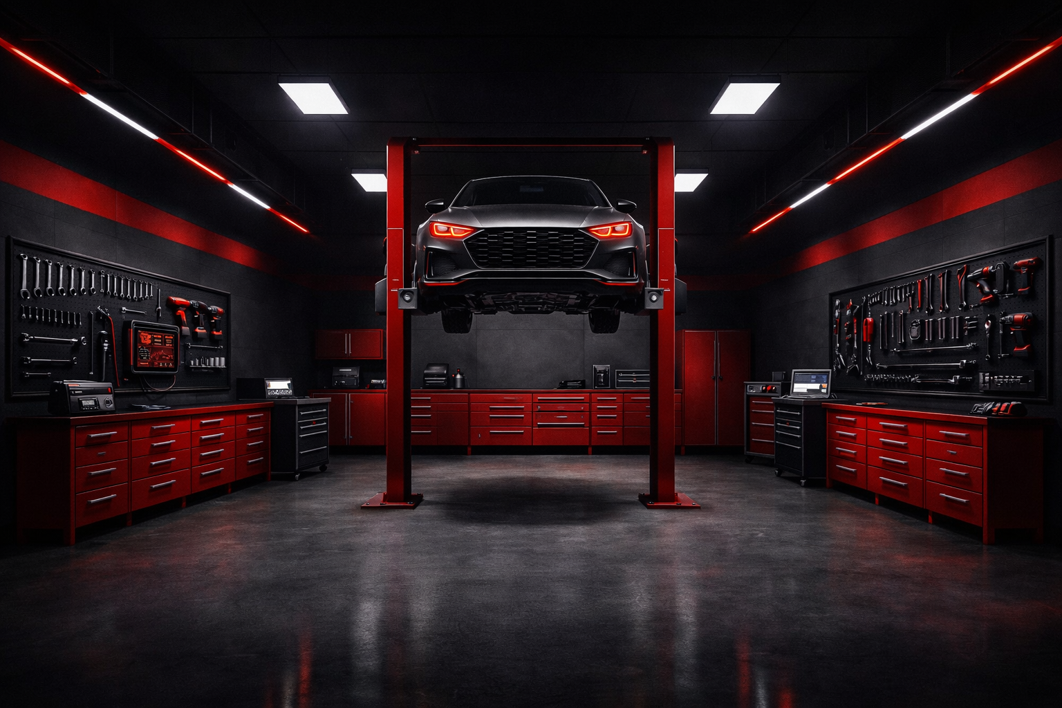 Inside Otobotix Auto Care shop in Concord, CA