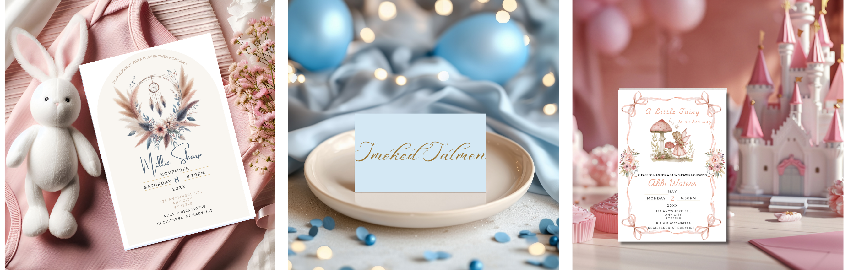 Shop baby shower templates