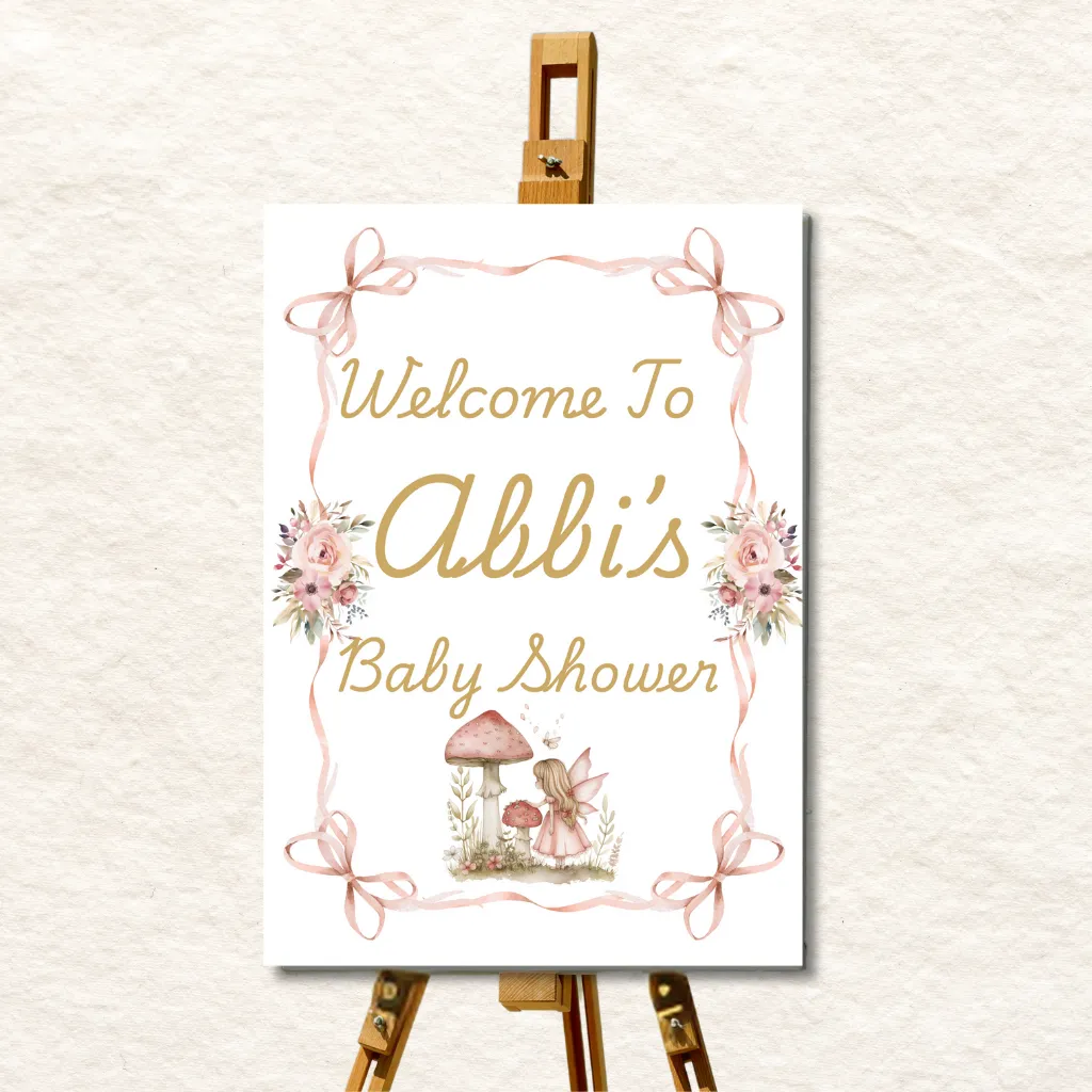 baby shower in the garden