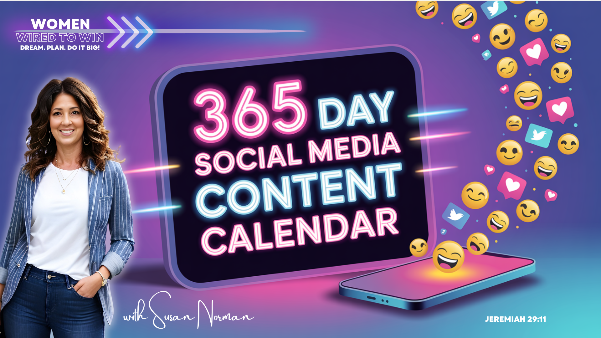365-Day Social Media Content Calendar by Susan Norman