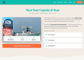 Website for Sarasota boat tours