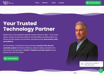 Website for technology consultant