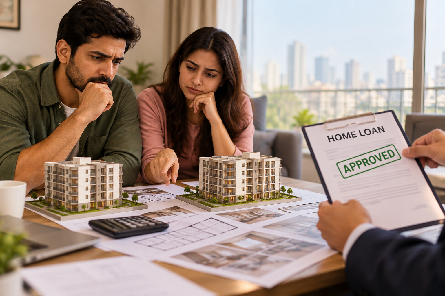 Illustration for: You chose the flat for three months. You chose the loan in an afternoon.