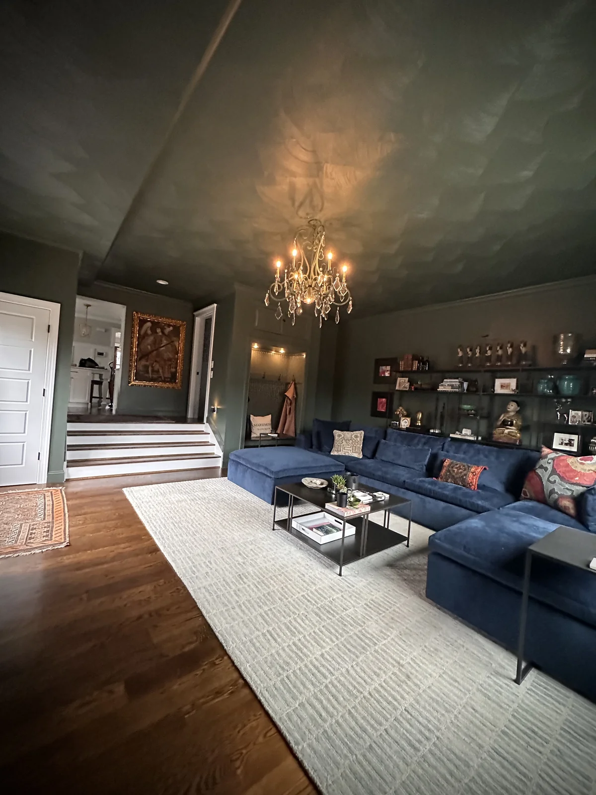 Painted room with detailed trim and refined neutral walls